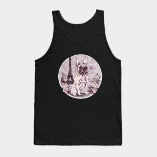 French bulldog and France, frenchie dog, for french bulldog lovers Tank Top